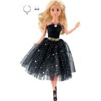 Sparkys Módna bábika v spoločenských šatách - krátke čierne