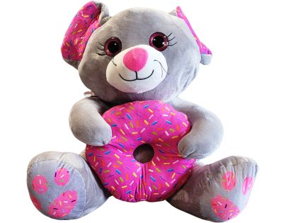 Sparkys Myš s donutom sivá 25 cm
