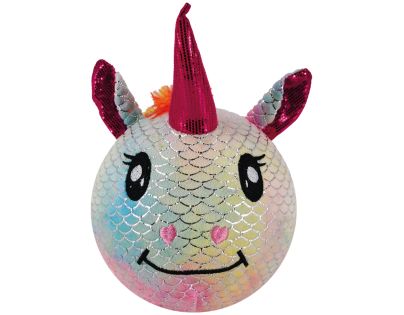Sparkys Nafukovací plyšový kamarát - Jednorožec dúhový 23 cm