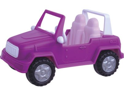 Bábika farmárka - kôň, auto s prívesom