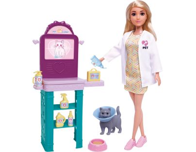 Sparkys Bábika veterinárka s mačičkou