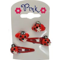 Sparkys PINK - Sada sponky a gumičky do vlasov BERUŠKA