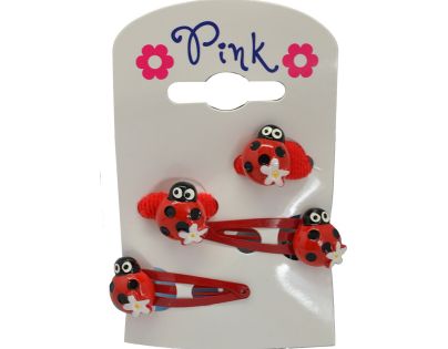 Sparkys PINK - Sada sponky a gumičky do vlasov BERUŠKA