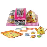 Sparkys Plechová čajová sada s príslušenstvom 15 ks