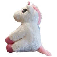 Sparkys PLYŠÁKOV - Jednorožec sediaci 30 cm bílý 3