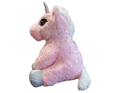 Sparkys PLYŠÁKOV - Jednorožec sediaci 45 cm růžový