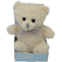 Sparkys PLYŠÁKOV - Medvedík s mašľou 12 cm bílý