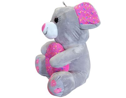Sparkys PLYŠÁKOV - Sivá myška s donutom 45 cm