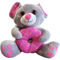 Sparkys PLYŠÁKOV - Sivá myška s donutom 45 cm
