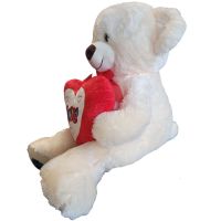 Sparkys PLYŠÁKOV - Veľký Medveď so srdcom a mašľou 60 cm 2