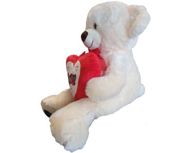 Sparkys PLYŠÁKOV - Veľký Medveď so srdcom a mašľou 60 cm