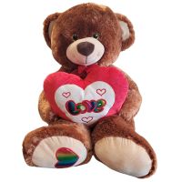 Sparkys PLYŠÁKOV - Veľký Medveď so srdcom a mašľou 60 cm 4