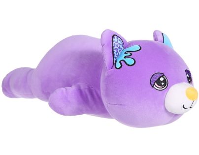 Sparkys Plyšový kamarát - Mačka Fialinka 50 cm ležiaca