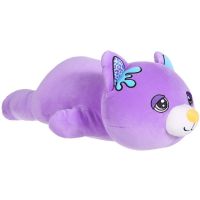 Sparkys Plyšový kamarát - Mačka Fialinka 50 cm ležiaca