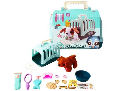 Sparkys Plyšový maznáčik v prepravke - sada 15 ks zelená