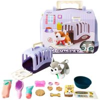 Sparkys Plyšový maznáčik v prepravke - sada 15 ks fialová