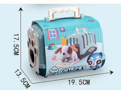 Sparkys Plyšový maznáčik v prepravke - sada 15 ks zelená