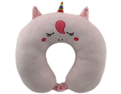 Sparkys Plyšový záhlavník s knoflíkom - Jednorožec