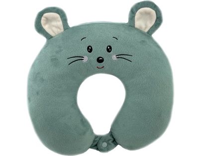 Sparkys Plyšový záhlavník s gombíkom - Myška