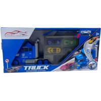 Sparkys Policajný kamión so 4 autami a dopravnými značkami 3