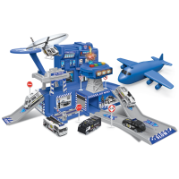 Sparkys Policajný SET garáž s autom meniacim farbu