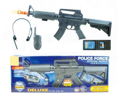 Sparkys POLÍCIA - Samopal s vysielačkou set 4 ks