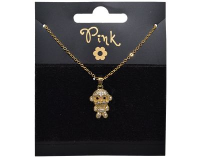 Sparkys Pozlátený retiazok s príveskom 3D OPIČKA