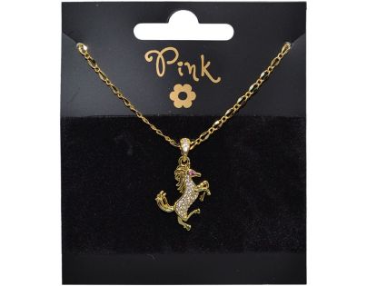 Sparkys Pozlátený retiazok s príveskom KÔŇ