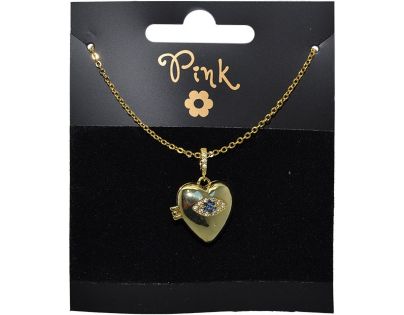 Sparkys Pozlátený retiazok s príveskom s otváracím SRDCOM