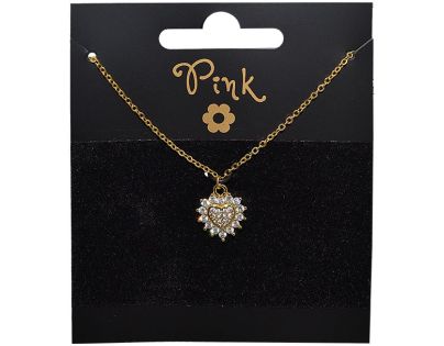 Sparkys Pozlátený retiazok s príveskom SRDCE V SLNCI