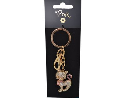 Sparkys Prívesok na kľúče - Diamantová Mačka