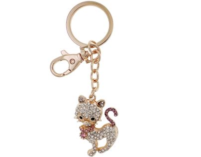 Sparkys Prívesok na kľúče - Diamantová Mačka