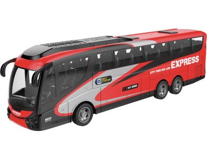 Sparkys RC Autobus s LED osvetlením červený