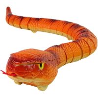 Sparkys RC Had s biomimikry a svietiacimi očami - oranžový 2