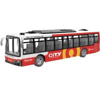 Sparkys RC Mestský autobus s LED osvetlením červený