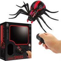 Sparkys RC pavúk s biomimikriou a svietiacimi očami - červený