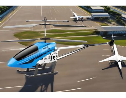 Sparkys RC Vrtuľník M4 s kamerou modrý