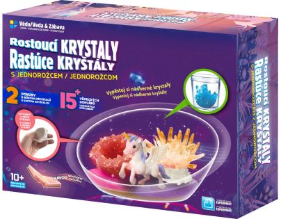 Sparkys Rastúce kryštály s jednorožcami