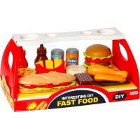Sparkys Sada fast food - hamburger a bageta s doplnkami