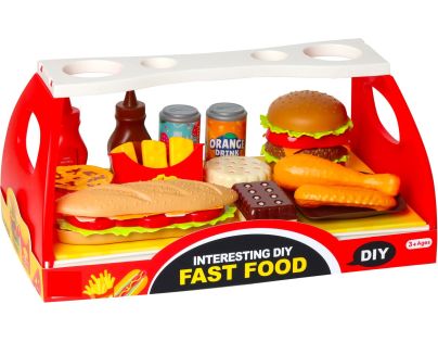 Sparkys Sada fast food - hamburger a bageta s doplnkami