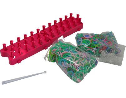 Sparkys Sada gumičiek 1200 ks s pletacím stavom