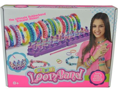 Sparkys Sada gumičiek 1200 ks s pletacím stavom