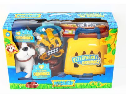 Sparkys SET Veterinár - Prepravka s Bíglom a príslušenstvom