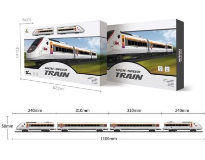 Sparkys Set železnice - Elektrická lokomotíva s vozňami a príslušenstvom