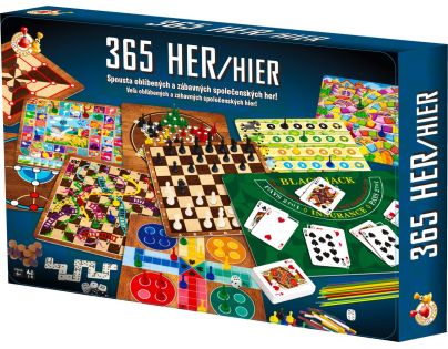 Sparkys STUDO GAMES - 365 spoločenských hier v plechovom puzdre