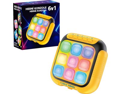 Sparkys STUDO GAMES - Herná konzola 6v1 - elektronická