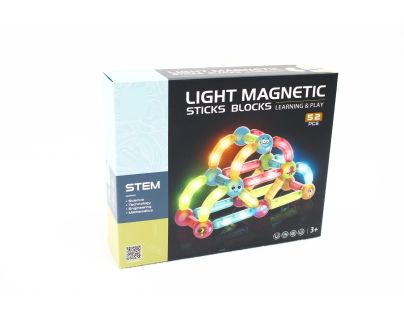 Sparkys Svietiaca magnetická stavebnica 52 ks