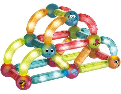 Sparkys Svietiaca magnetická stavebnica 52 ks