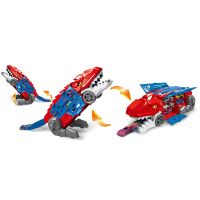 Sparkys Transformujúci sa dinosaurus 2v1 garáž s katapultom 2