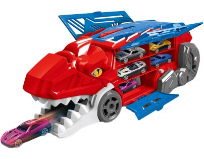 Sparkys Transformujúci sa dinosaurus 2v1 garáž s katapultom